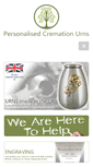 Mobile Screenshot of personalised-cremation-urns.com